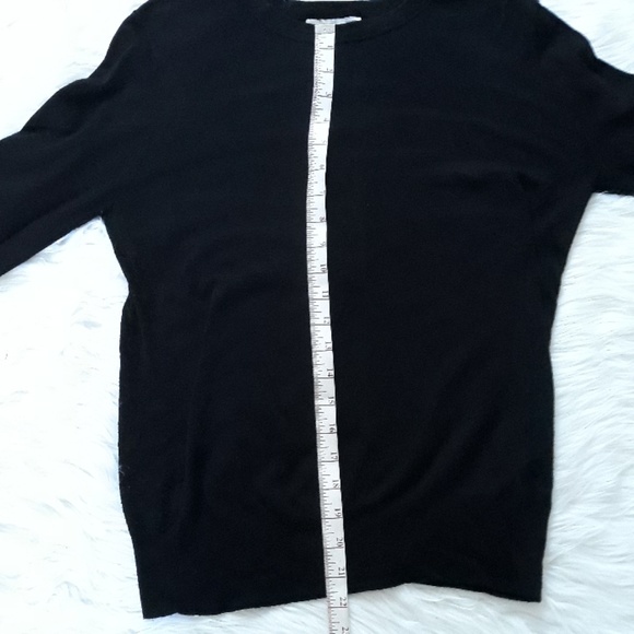 Zara Knit black gold button sleeve pullover D1 - Picture 3 of 7